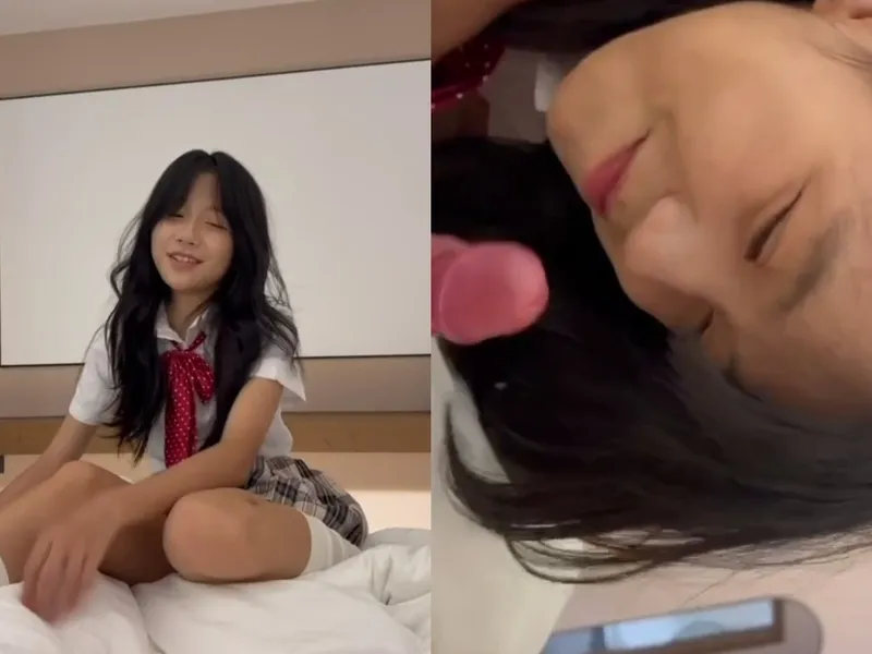 Em loli dễ thương liếm cây hàng biến em thành con em đĩ nứng lồn p1